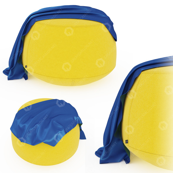 Pouf Bensen Ile 3D model