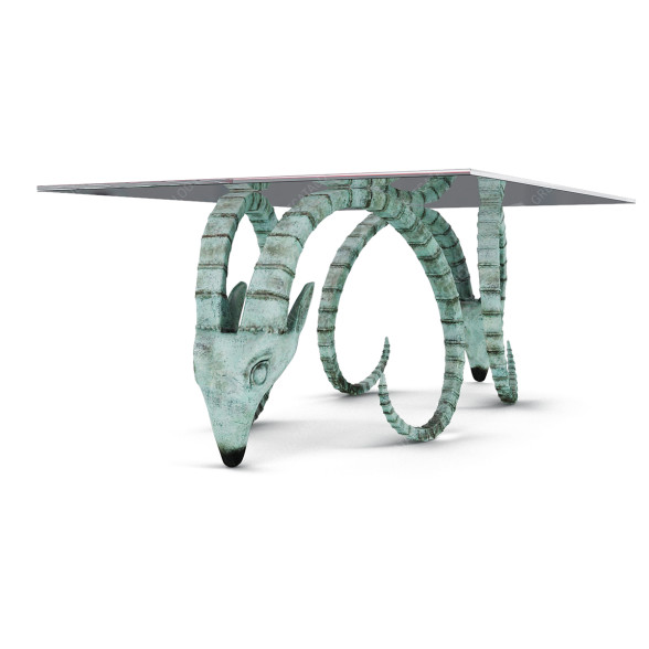 Coffee Table Rams Head 3D model