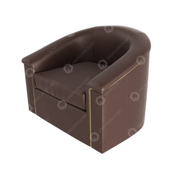 Кресло Ricardo Lounge 3D модель