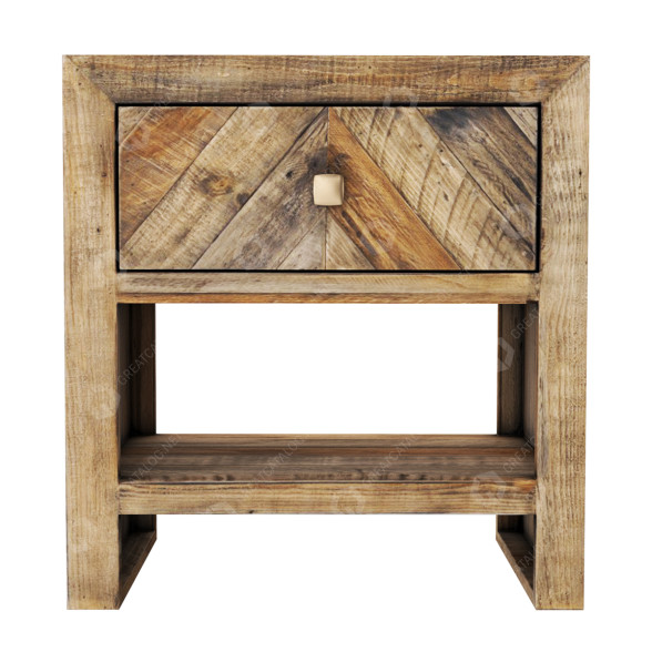 Mesita de noche ‎Moe's Home Collection Teigen Nightstand Modelo 3D