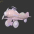Toy Children's Pedal Plane Fantasy Flyer - Kudim