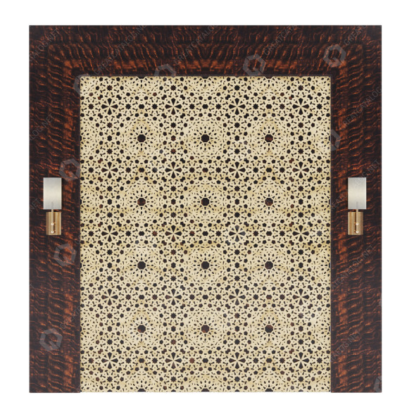 Panel ścienny i lampa Eastern Portal model 3D