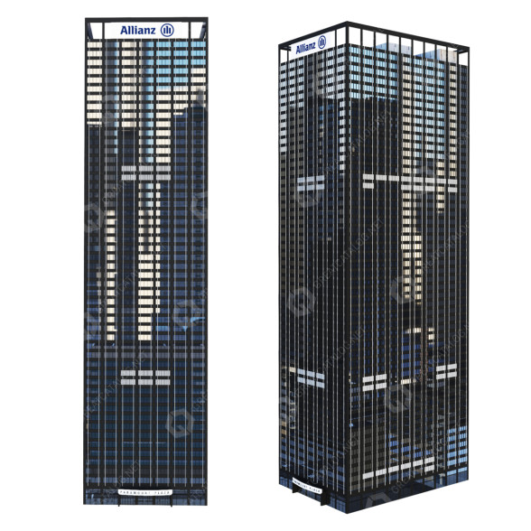 Budynek Paramount Plaza New York model 3D