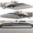 Ліжко та тумбочка Living Divani Extra Wall - Adamari