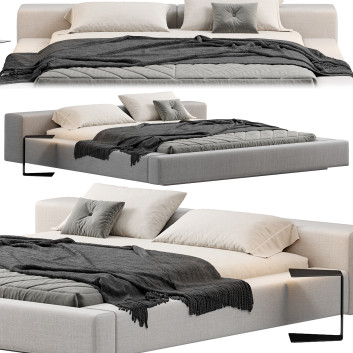 Ліжко та тумбочка Living Divani Extra Wall