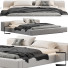 Ліжко та тумбочка Living Divani Extra Wall - Adamari