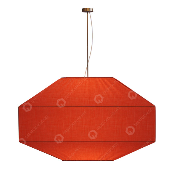 Lampa wisząca Ruemmler Number 556 model 3D