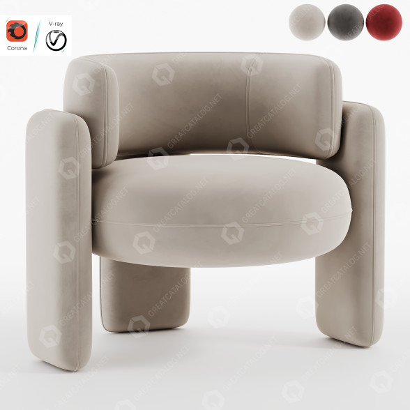 Крісло Royal Stranger Embrace 3D модель