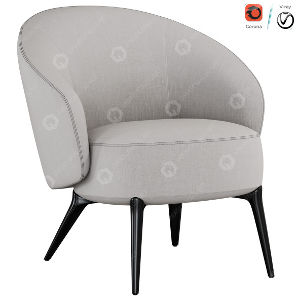 Sillón Helen Modelo 3D