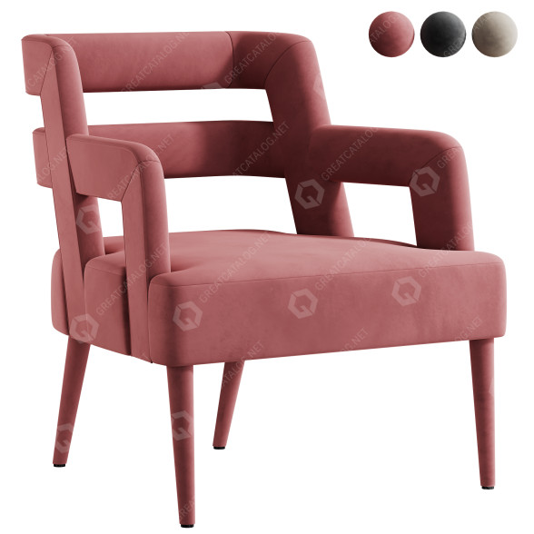 Armchair CPRN Homood Starlight 3D model