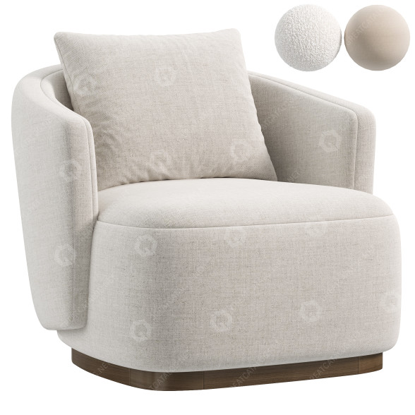 Fauteuil Workshop/APD Caspia modèle 3D