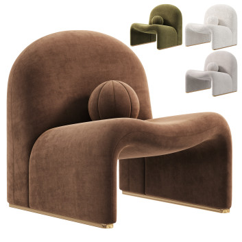 Fauteuil  1stDibs Boucle Alky by Giancarlo Piretti Modèle 3D