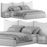 Beds and Bedside Tables The High Wall Cyra - Adamari
