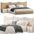 Beds and Bedside Tables The High Wall Cyra - Adamari