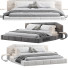 Lit et tables de chevet J&M Dream Modern - Adamari