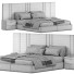 Bed and Bedside Tables The High Wall Ember - Adamari