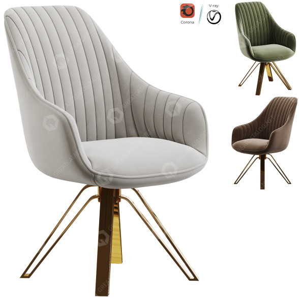 Chair Brilliana by Mercury Row 3D model