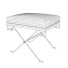 Пуф Metal with Leather Top - Kudim