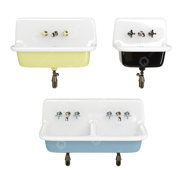 Waschbecken The Water Monopoly Rockwell 3D-Modell