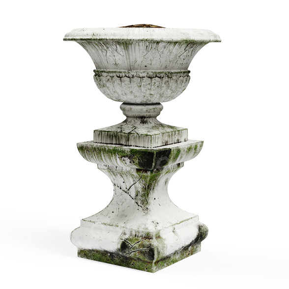 Dekoracje Old Outdoor Vase model 3D