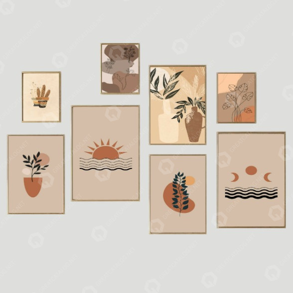 Картини Frame Wall 6 3D модель