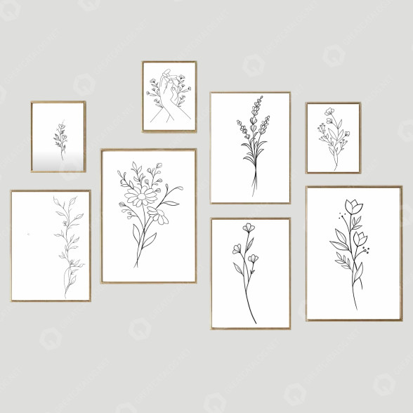 Pinturas Frame Wall 7 Modelo 3D