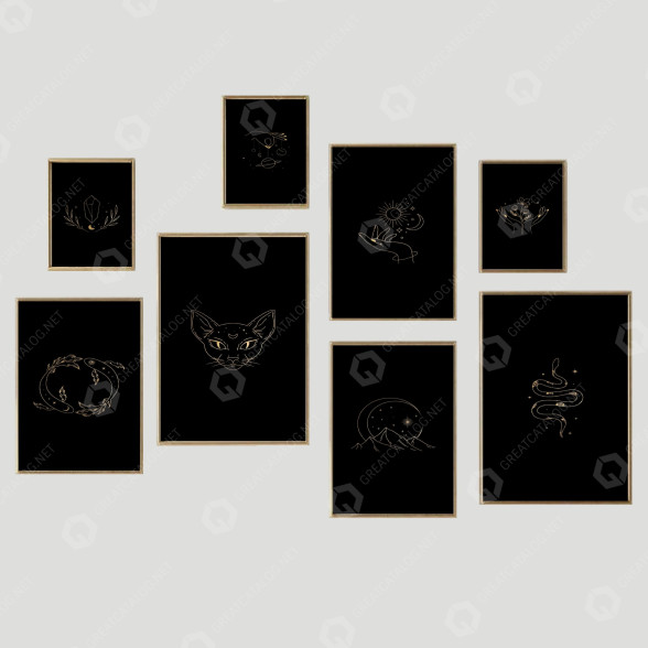Картини Frame Wall 8 3D модель