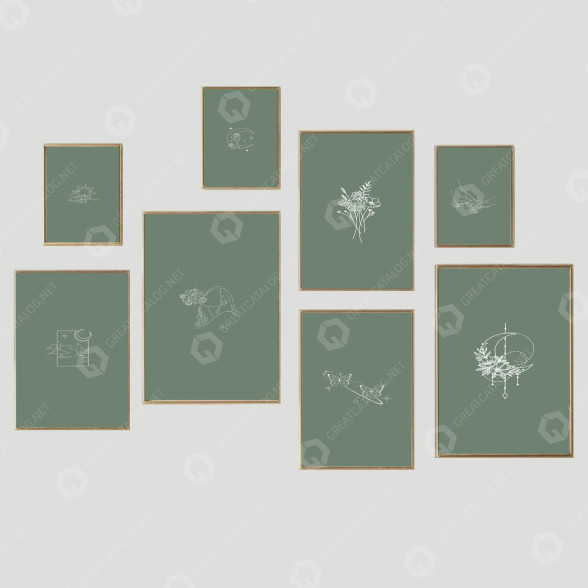 Картини Frame Wall 10 3D модель
