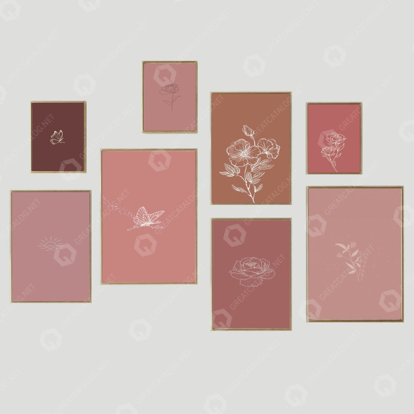 Картини Frame Wall 14 3D модель