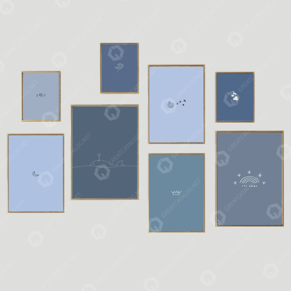 Картини Frame Wall 23 3D модель