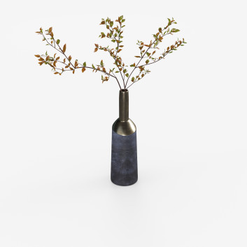 Vase und Pflanze Branch 01