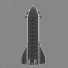Modelo Starship by SpaceX - Kudim