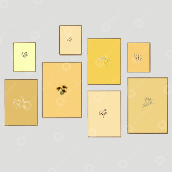 Картини Frame Wall Set 8 3D модель