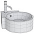 Lavabo Ceramica Nova Element Round - Ginex