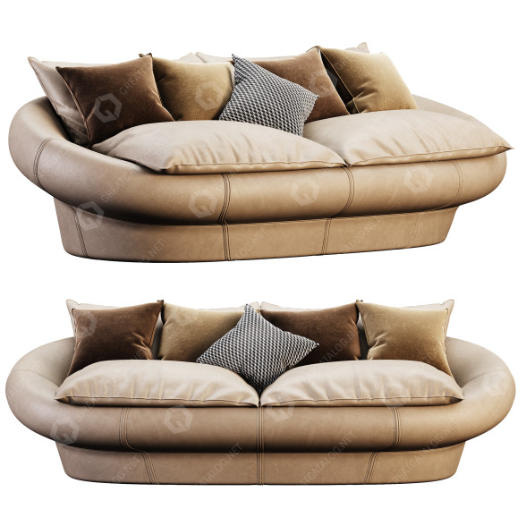 Sofa Giovannetti Tangeri 3D-Modell