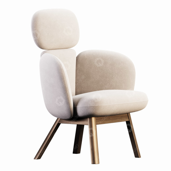 Fotel Artifort Bras model 3D