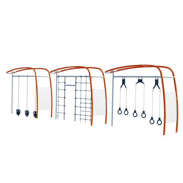 Спортивний майданчик Kompan Suspension Trainer 3D модель