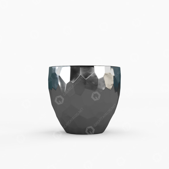 Vase Graphite 3D-Modell