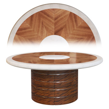 Tabela  Round Leather Model 3D