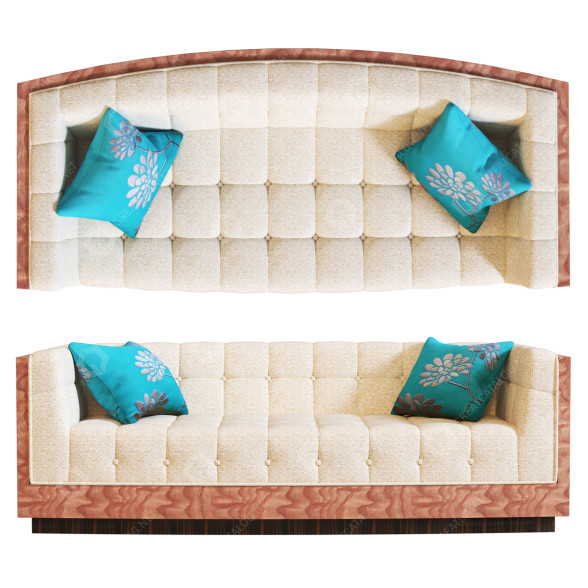 Диван Lounge Rosewood 3D модель
