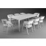 Stół i krzesła Dining Wooden - sayisaldusler