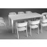 Stół i krzesła Dining Wooden - sayisaldusler