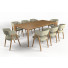 Stół i krzesła Dining Wooden - sayisaldusler
