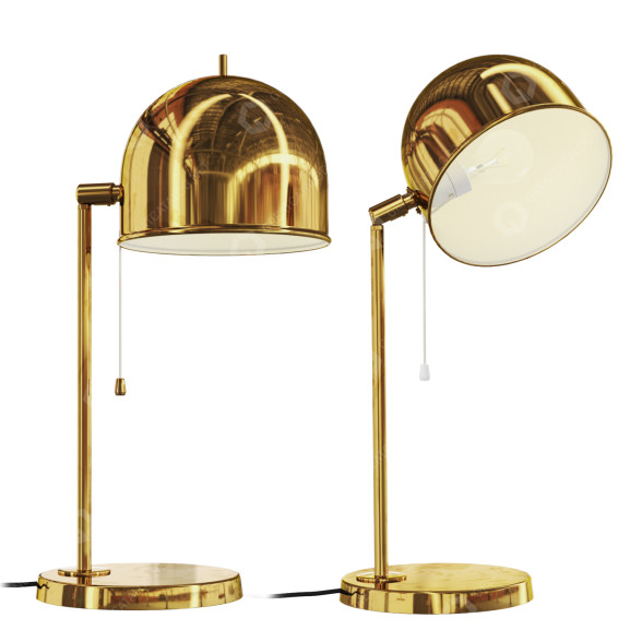Table Lamp Brass B-075 Bergboms by Eje Ahlgren 3D model