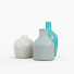 Vases Turquoise Gray White - vizz.n3d