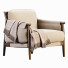 Крісло Poltrona Frau Times Lounge Fabric - Sohib3d