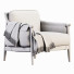 Крісло Poltrona Frau Times Lounge Fabric - Sohib3d