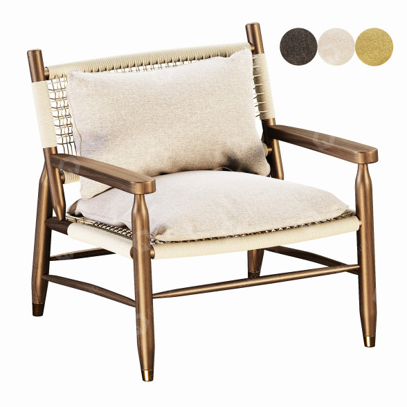 Fotel Flexform Tessa Outdoor model 3D