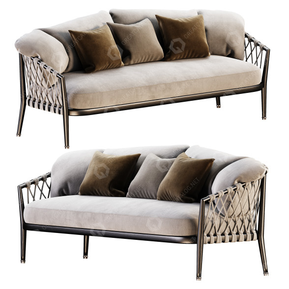 Sofa B&B Italia Erica 3D-Modell
