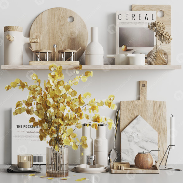 Декор Kitchen Accessories 024 3D модель